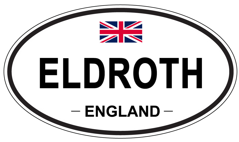 ELDROTH, England - Oval Magnet