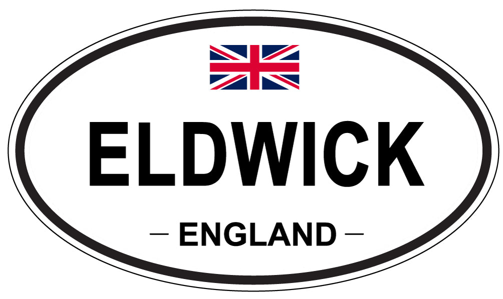 ELDWICK, England - Oval Magnet