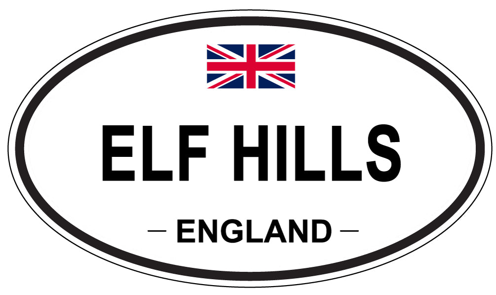 ELF HILLS, England - Oval Magnet
