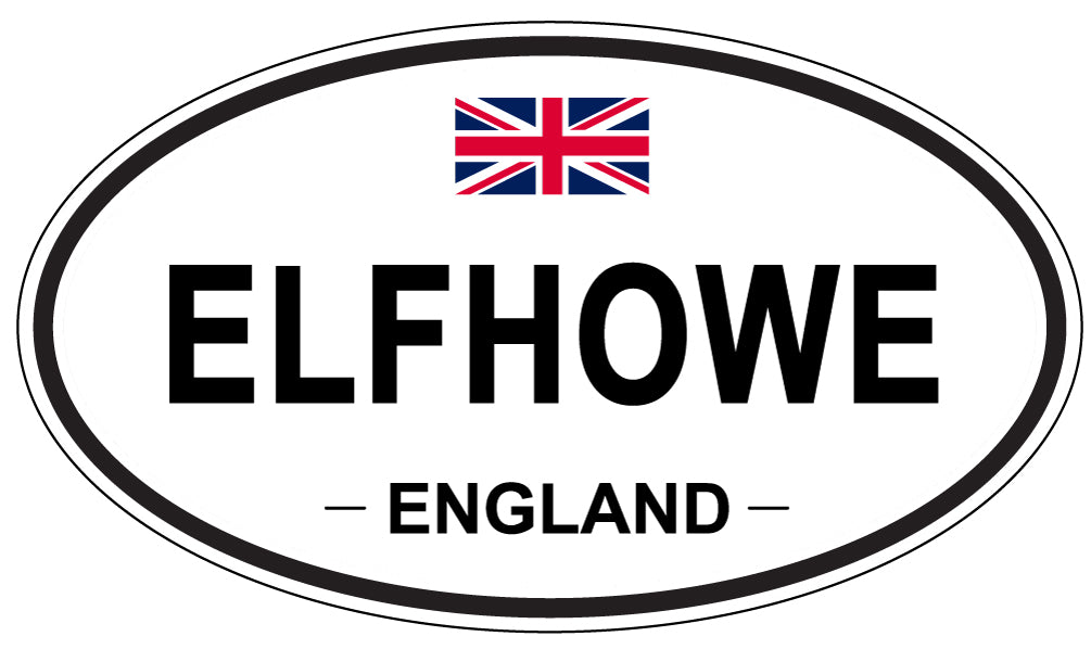 ELFHOWE, England - Oval Magnet