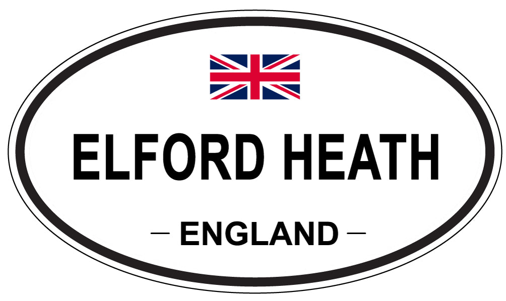 ELFORD HEATH, England - Oval Magnet