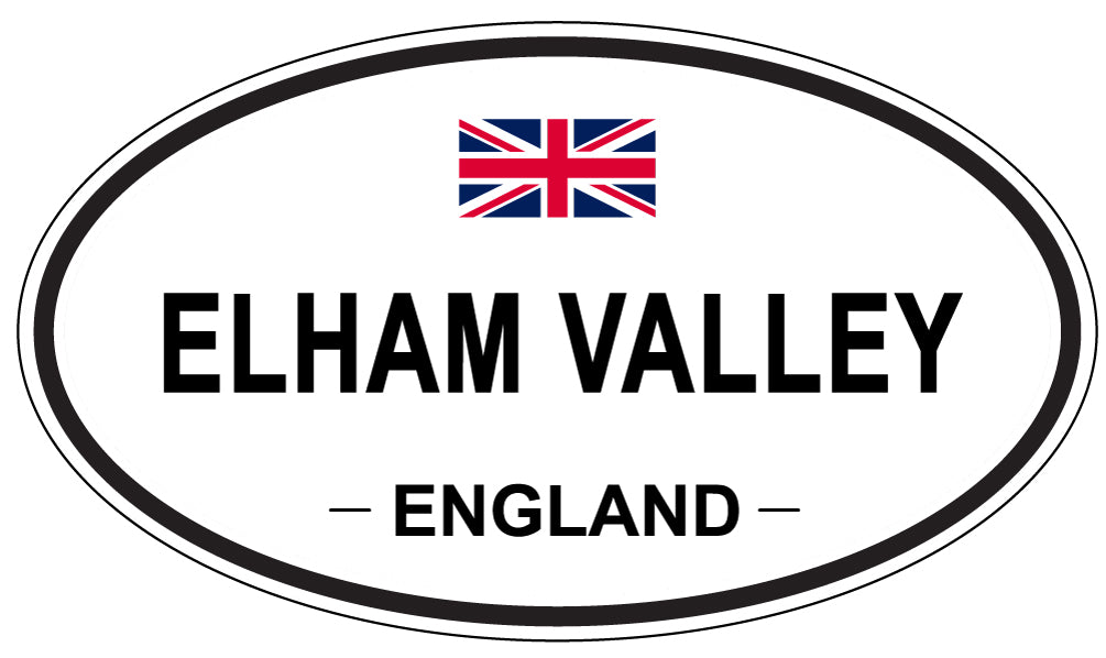 ELHAM VALLEY, England - Oval Magnet