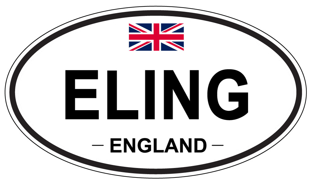 ELING, England - Oval Magnet