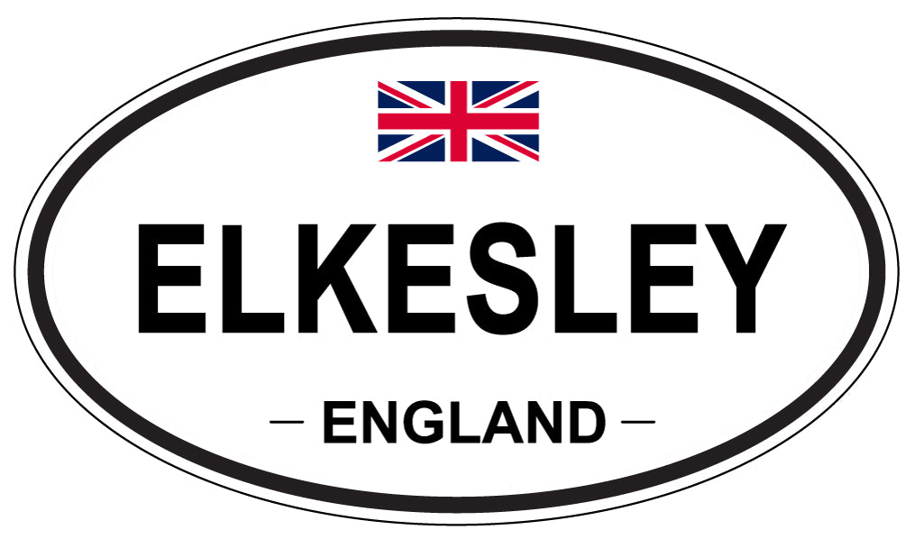 ELKESLEY, England - Oval Magnet