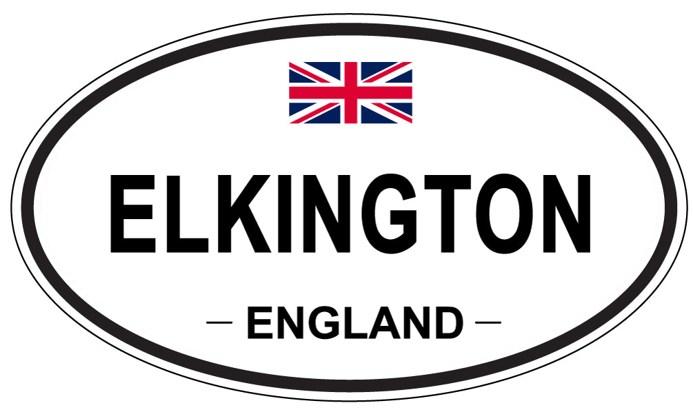 ELKINGTON, England - Oval Magnet