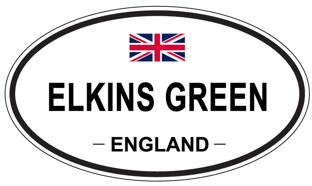 ELKINS GREEN, England - Oval Magnet