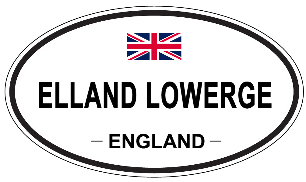 ELLAND LOWERGE, England - Oval Magnet