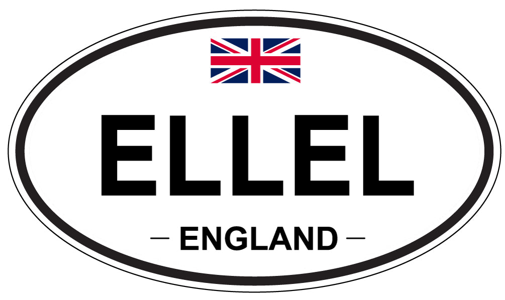 ELLEL, England - Oval Magnet