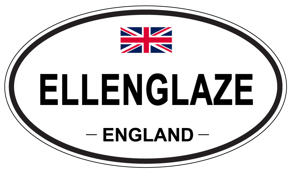 ELLENGLAZE, England - Oval Magnet
