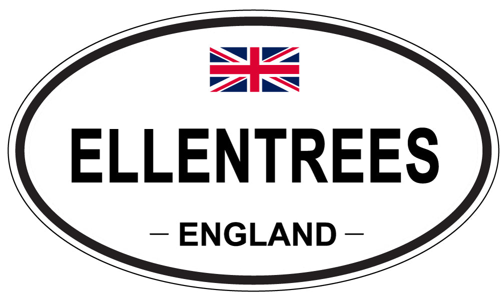 ELLENTREES, England - Oval Magnet