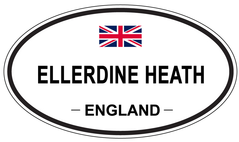 ELLERDINE HEATH, England - Oval Magnet