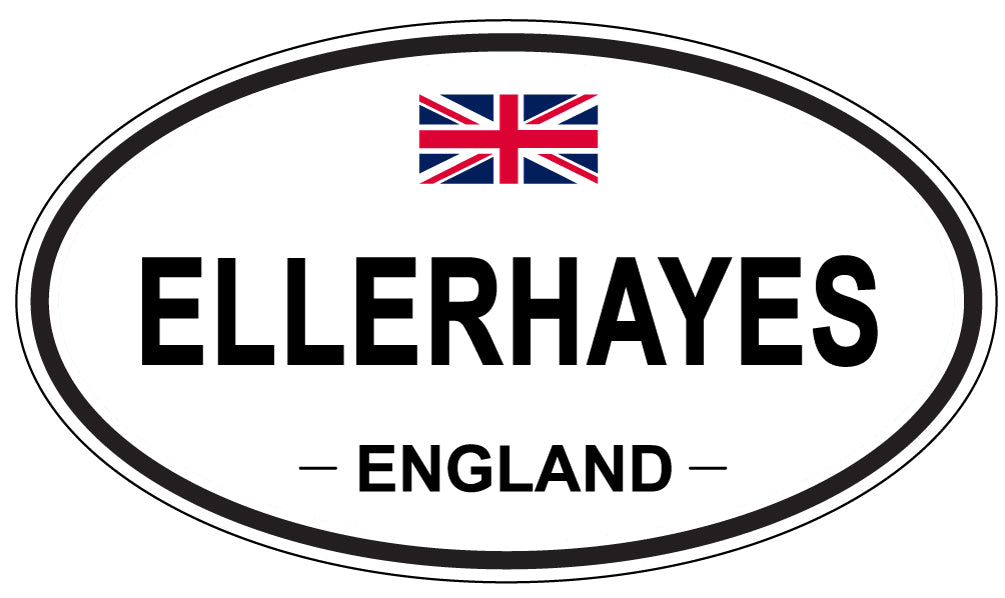 ELLERHAYES, England - Oval Magnet