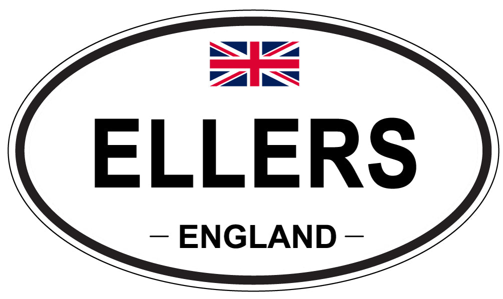 ELLERS, England - Oval Magnet