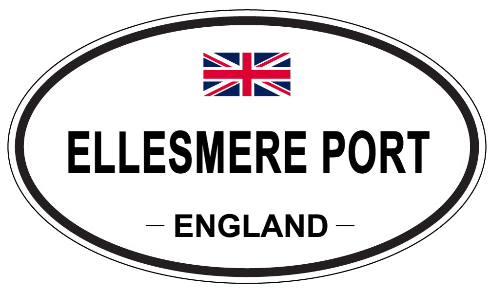 ELLESMERE PORT, England - Oval Magnet