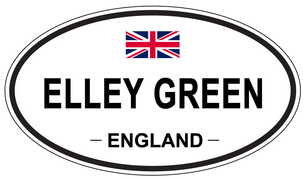 ELLEY GREEN, England - Oval Magnet