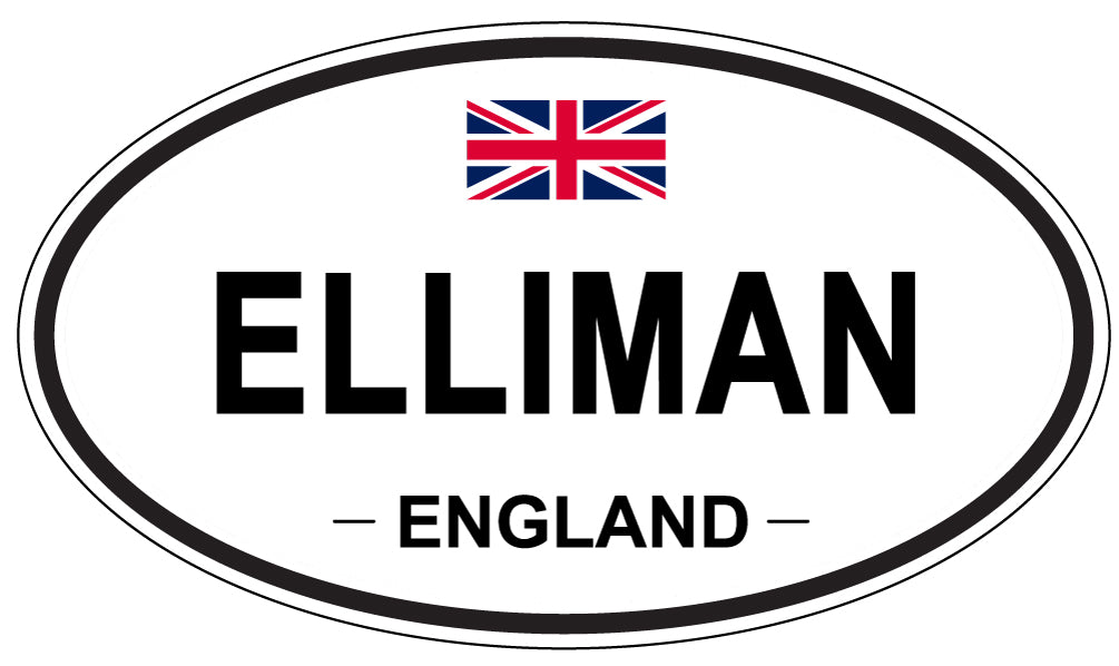ELLIMAN, England - Oval Magnet