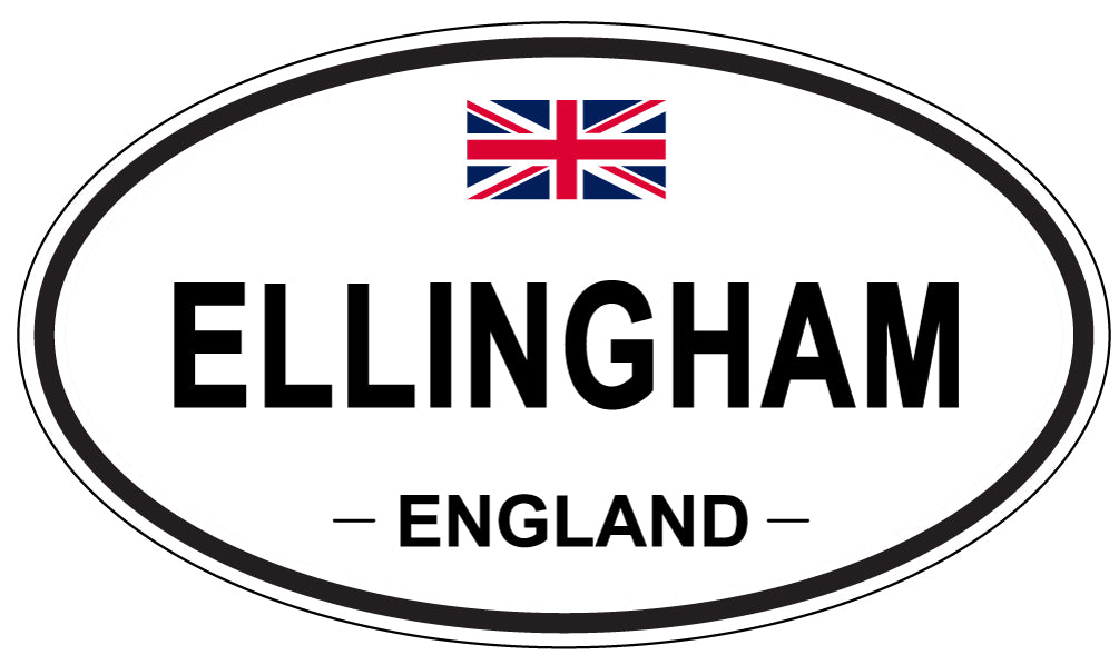 ELLINGHAM, England - Oval Magnet