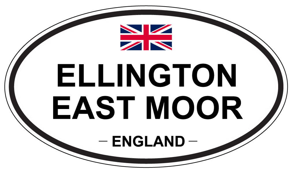 ELLINGTON EAST MOOR, England - Oval Magnet