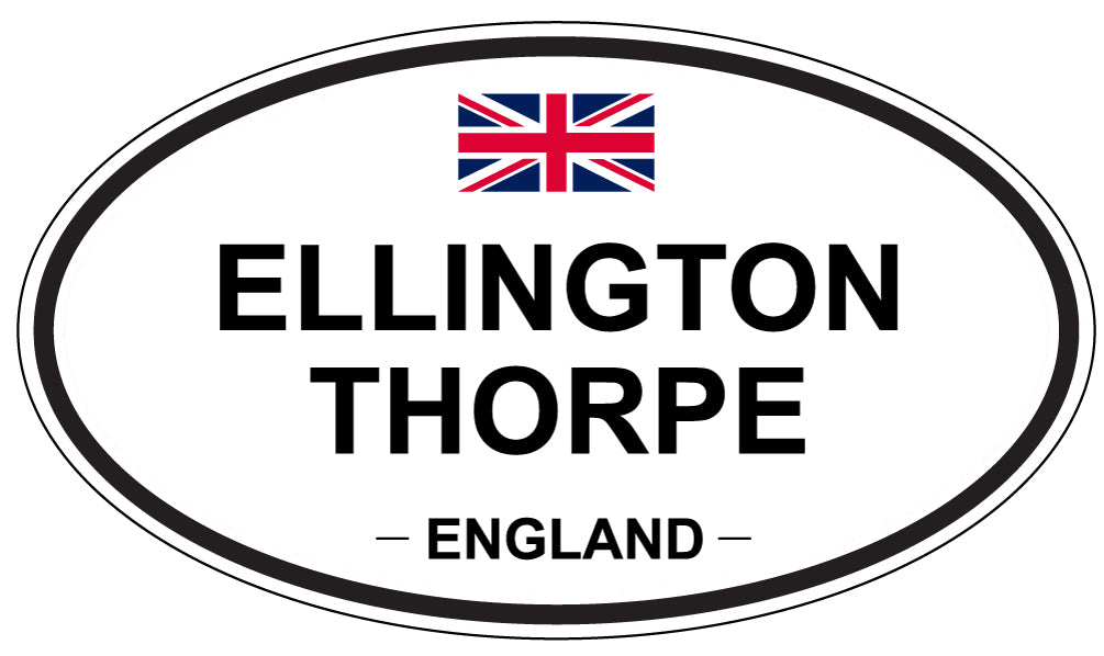 ELLINGTON THORPE, England - Oval Magnet
