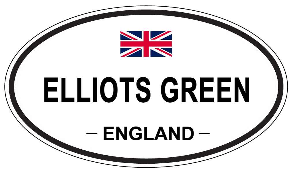 ELLIOTS GREEN, England - Oval Magnet