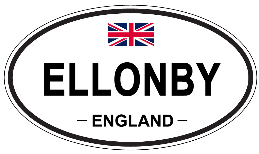 ELLONBY, England - Oval Magnet