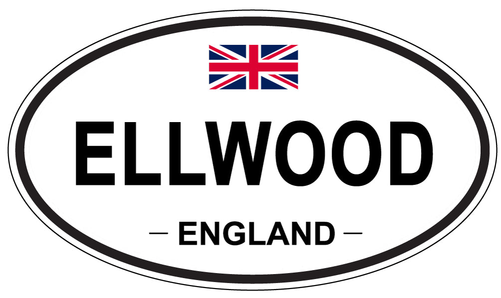 ELLWOOD, England - Oval Magnet