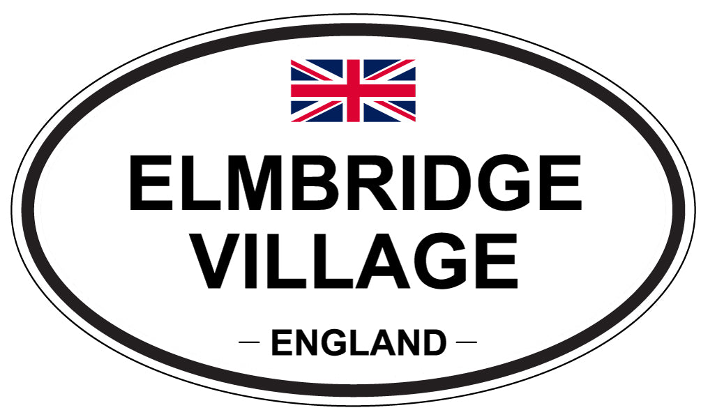 ELMBRIDGE VILLAGE, England - Oval Magnet