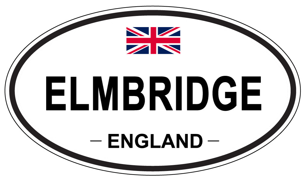 ELMBRIDGE, England - Oval Magnet