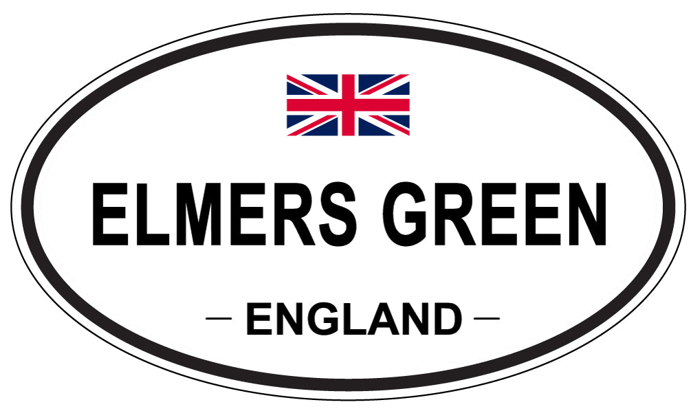ELMERS GREEN, England - Oval Magnet