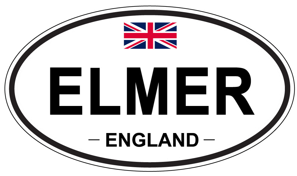 ELMER, England - Oval Magnet