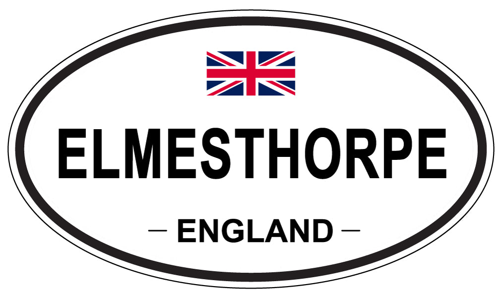 ELMESTHORPE, England - Oval Magnet
