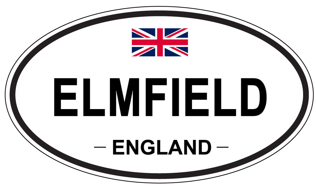 ELMFIELD, England - Oval Magnet