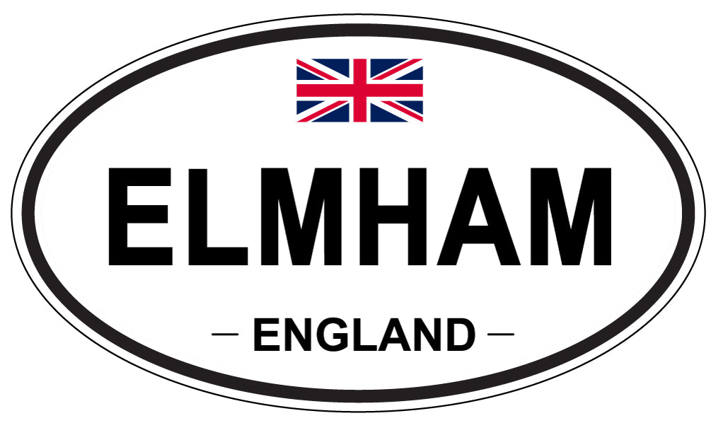 ELMHAM, England - Oval Magnet
