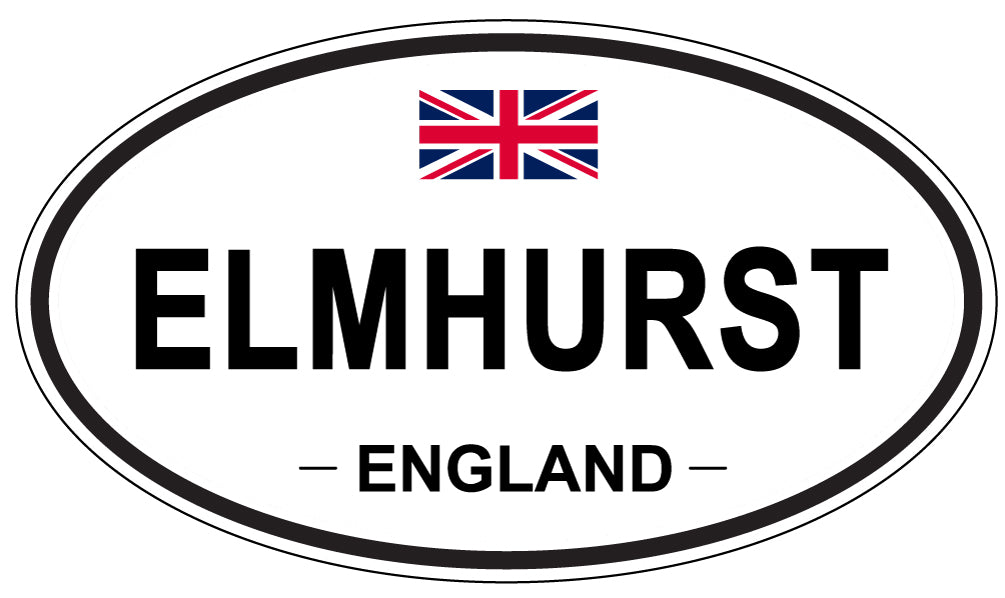 ELMHURST, England - Oval Magnet