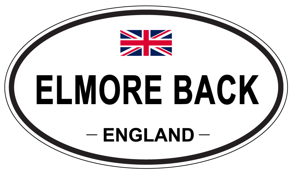 ELMORE BACK, England - Oval Magnet