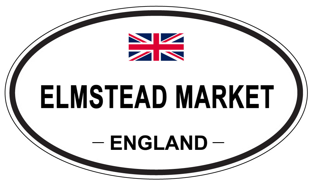 ELMSTEAD MARKET, England - Oval Magnet