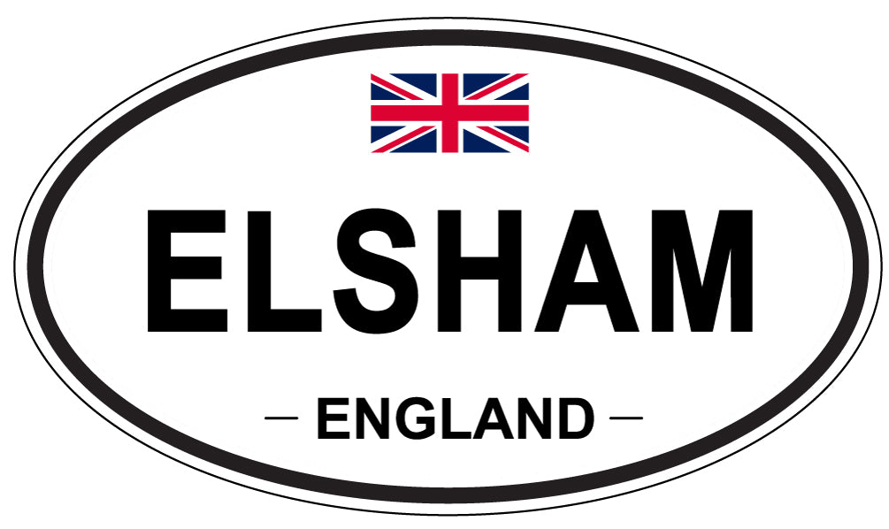ELSHAM, England - Oval Magnet