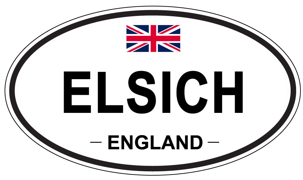 ELSICH, England - Oval Magnet