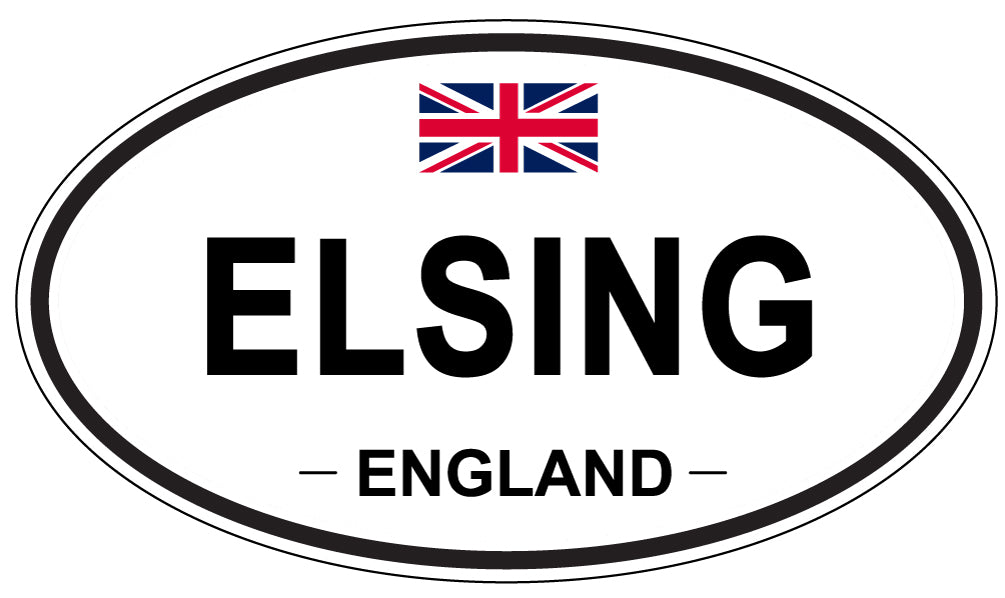 ELSING, England - Oval Magnet