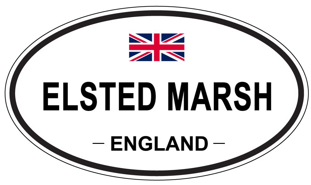 ELSTED MARSH, England - Oval Magnet