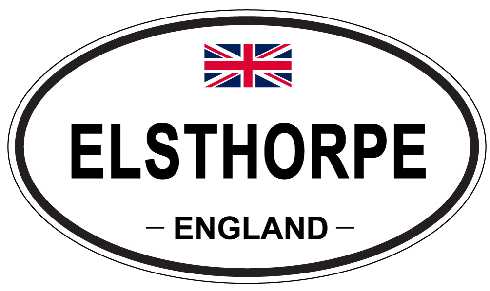 ELSTHORPE, England - Oval Magnet