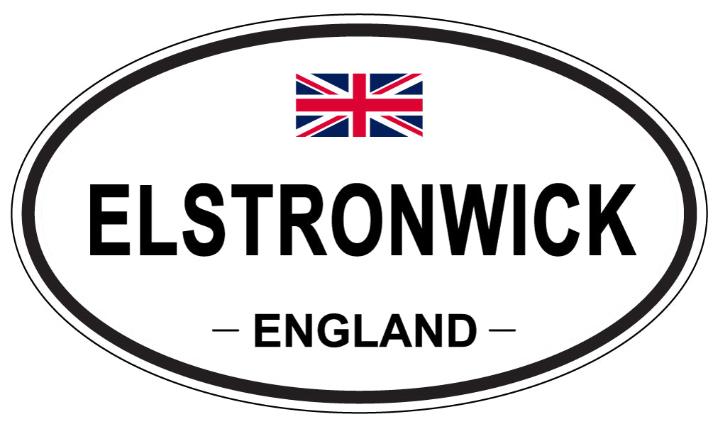ELSTRONWICK, England - Oval Magnet