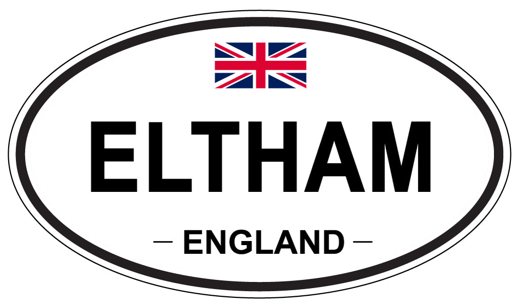 ELTHAM, England - Oval Magnet
