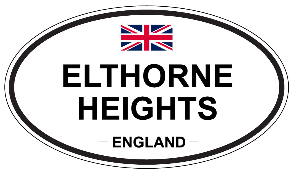 ELTHORNE HEIGHTS, England - Oval Magnet