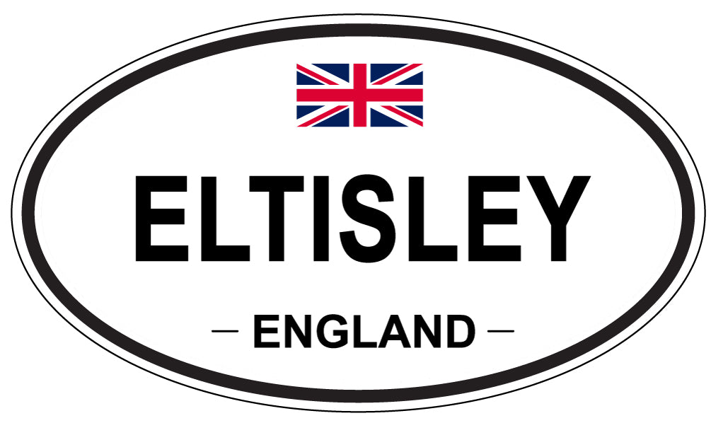 ELTISLEY, England - Oval Magnet