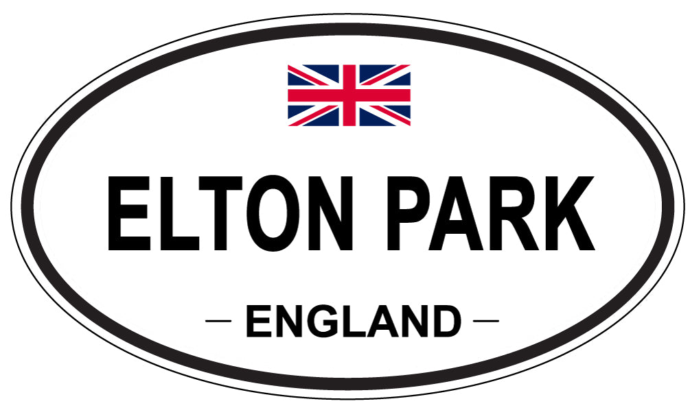ELTON PARK, England - Oval Magnet