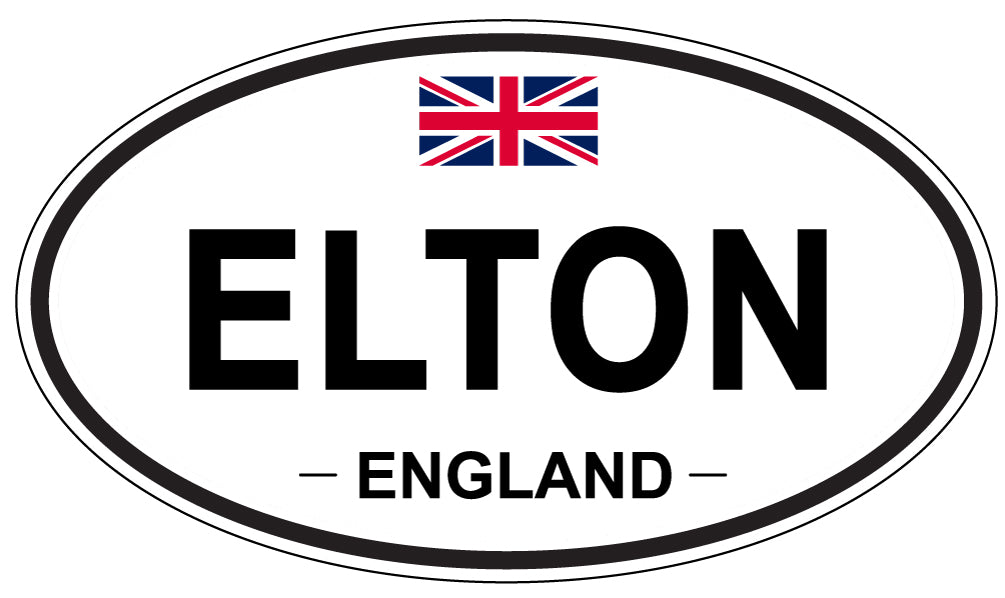 ELTON, England - Oval Magnet