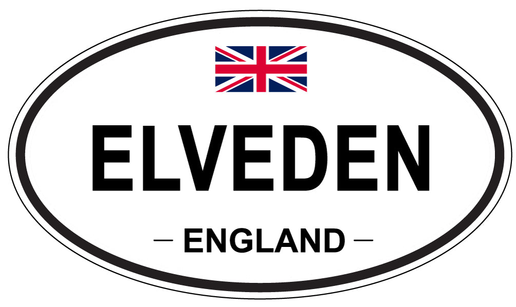 ELVEDEN, England - Oval Magnet