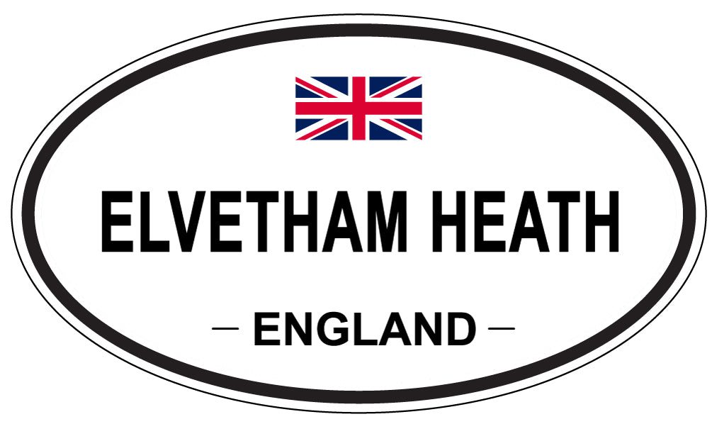 ELVETHAM HEATH, England - Oval Magnet
