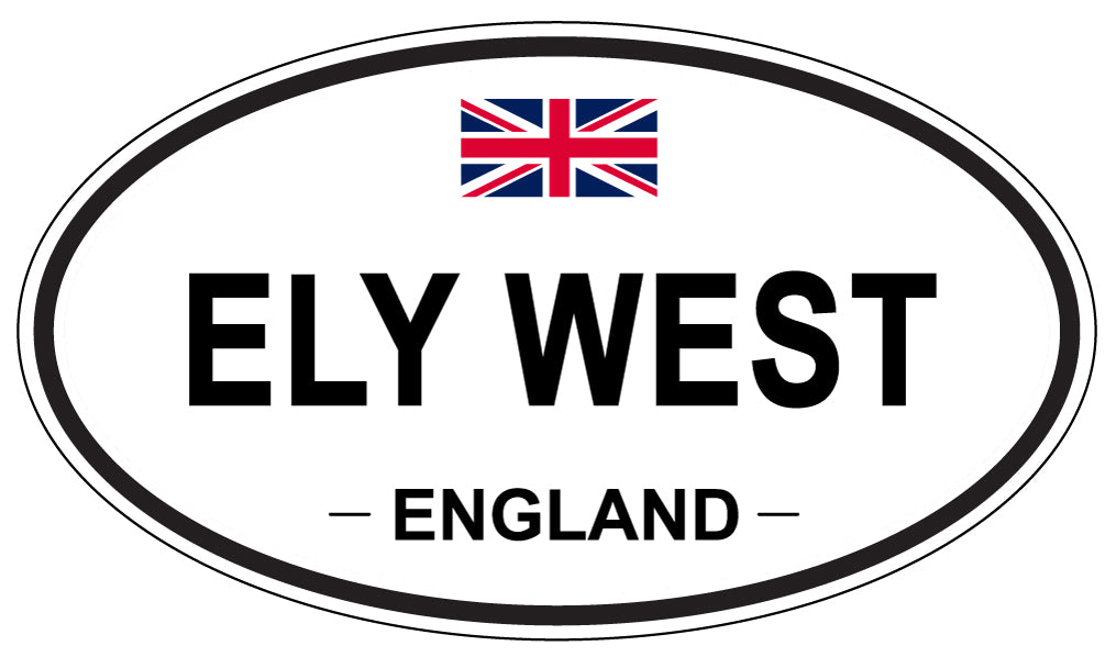 ELY WEST, England - Oval Magnet